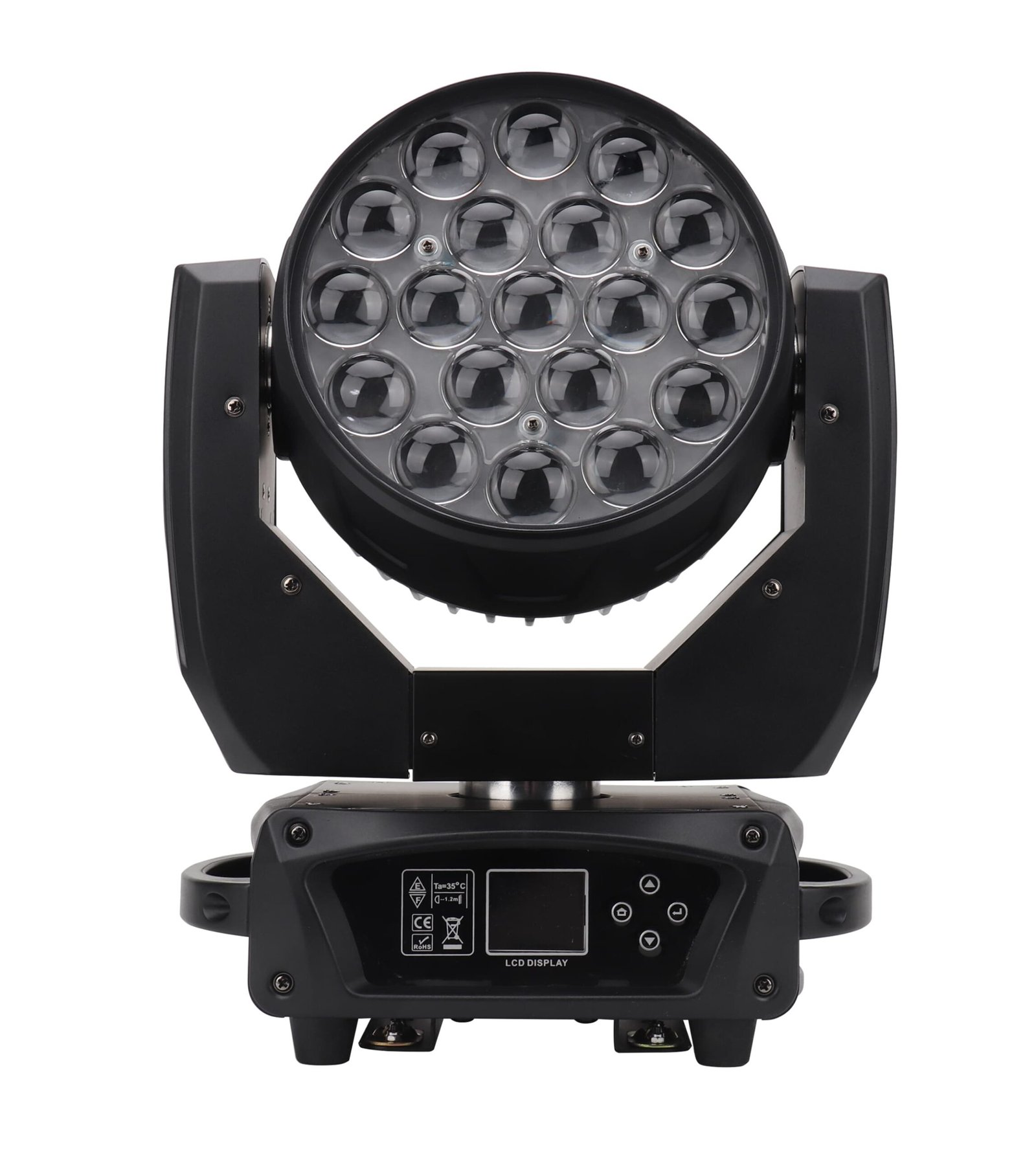 19*15W RGBW 4in1 LED Beam Wash LED Zoom Function Moving Head Stage Light