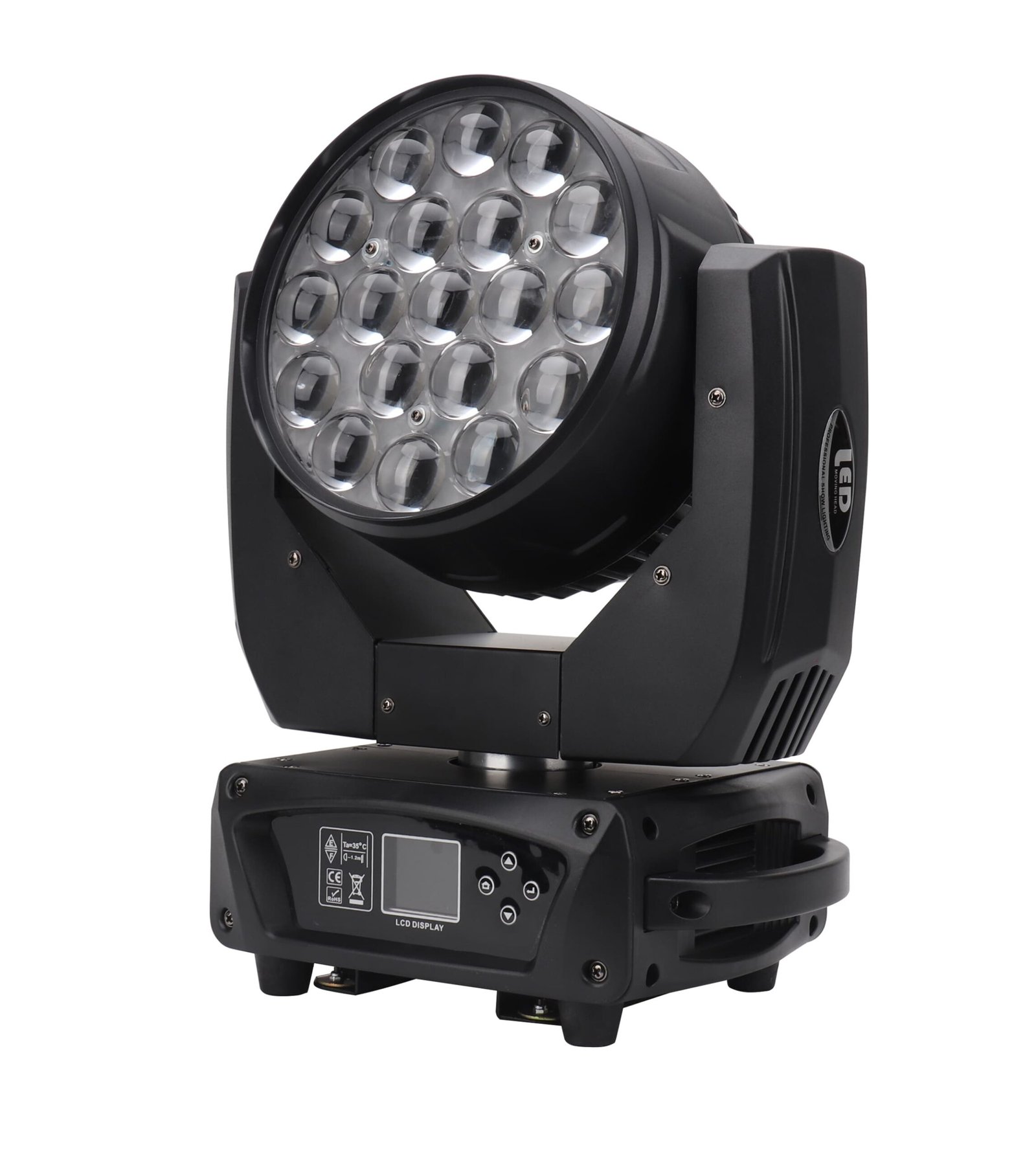 LED Beam Wash 19*15W RGBW 4in1 LED Zoom Function Moving Head Stage Light – Image 2