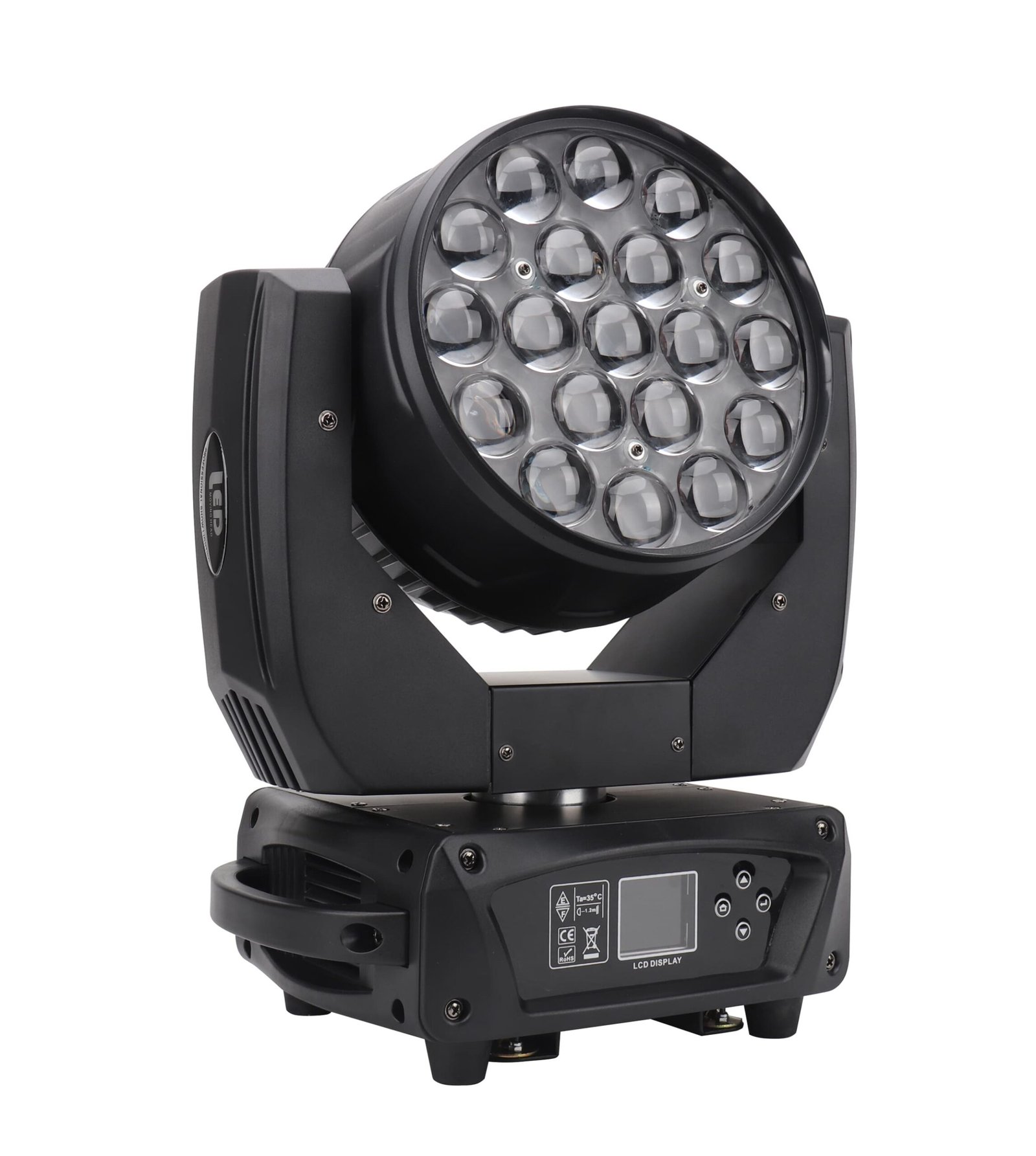 LED Beam Wash 19*15W RGBW 4in1 LED Zoom Function Moving Head Stage Light – Image 3