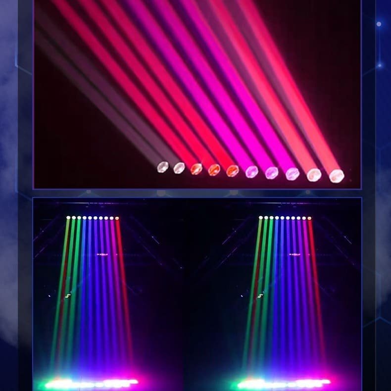 10x40W RGBW LED Moving Head Beam Wall Washer for Stage - Image 6