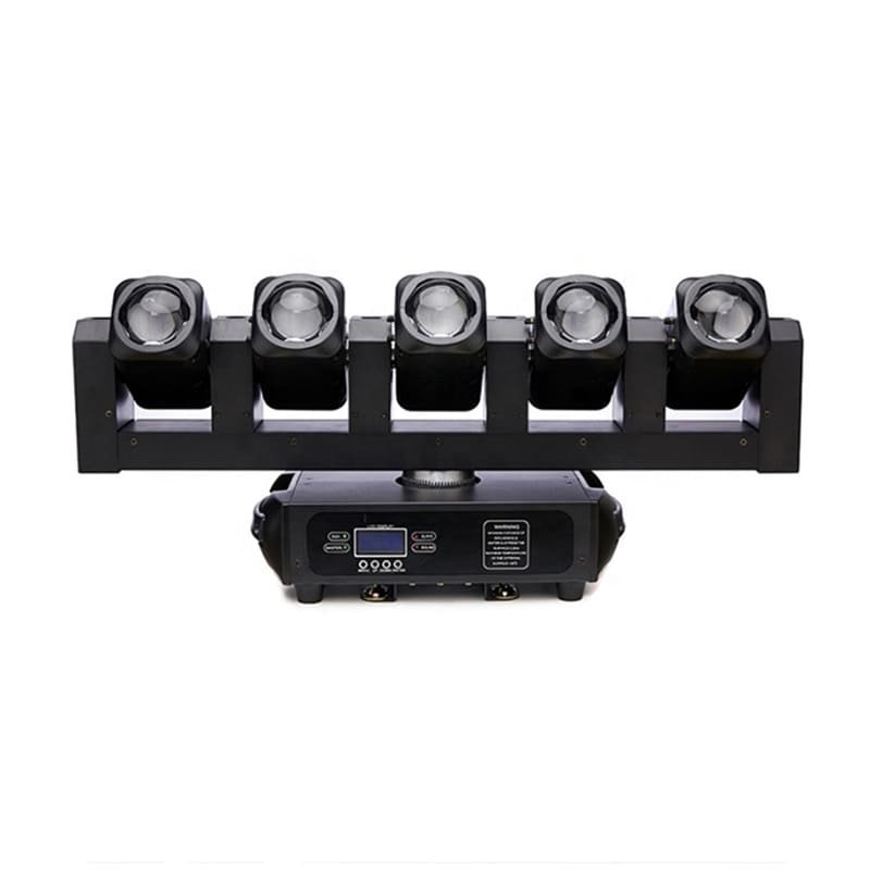5 Heads RGBW LED Moving Head Beam Light for DJ Stage – Image 2
