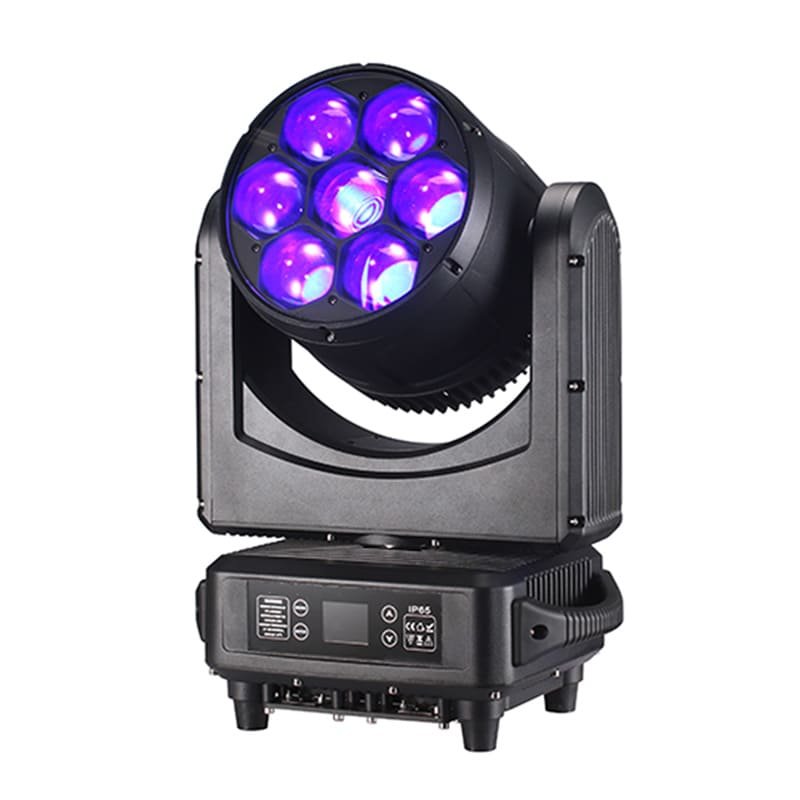 IP65 Outdoor Led Bee eye moving Wash Light 7*60W RGBW 4IN1 – Image 5