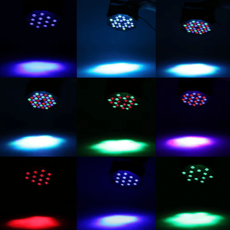 36LED RGB PAR Light - Voice-controlled DMX, 7 modes, colorful - Image 8
