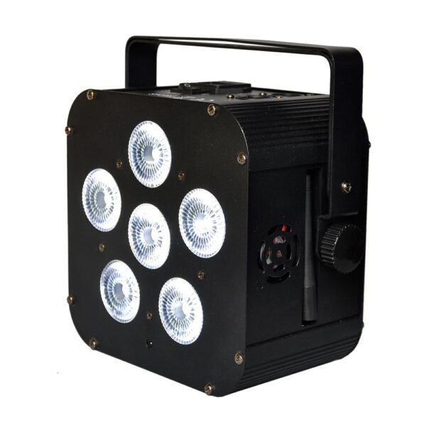 6x15W Wireless Battery Par Light – RGBWA-UV LED