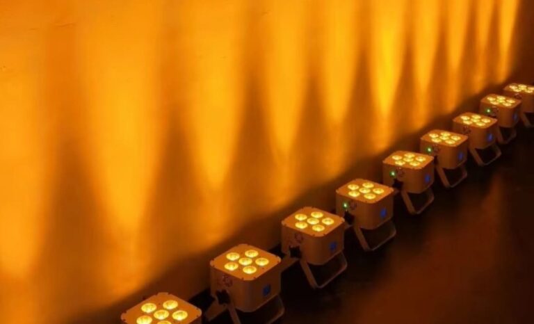 6x15W Wireless LED Par Light for Weddings & Events