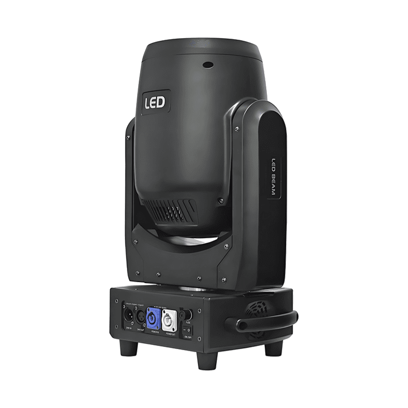 200W LED Beam Spot Light with RGB Ring for DJ & Stage