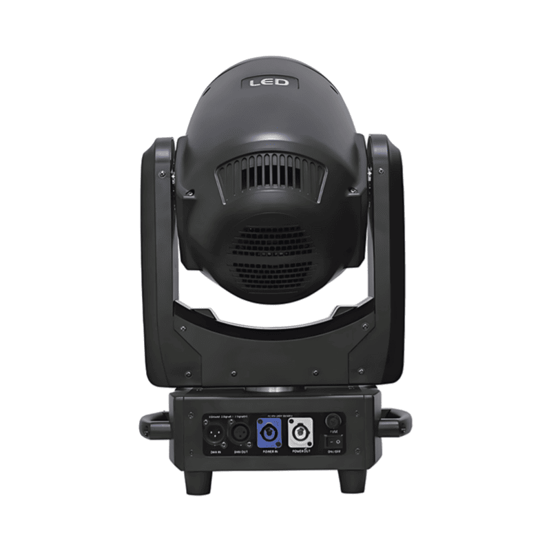 200W LED Beam Spot Light with RGB Ring for DJ & Stage