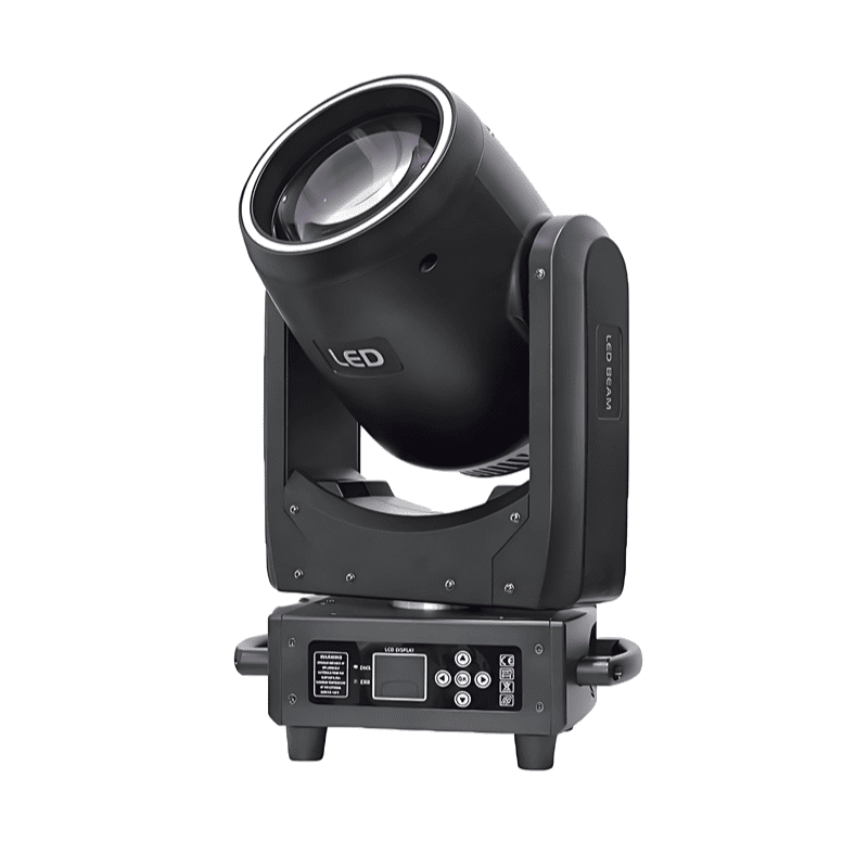 200W LED Beam Spot Light with RGB Ring for DJ & Stage