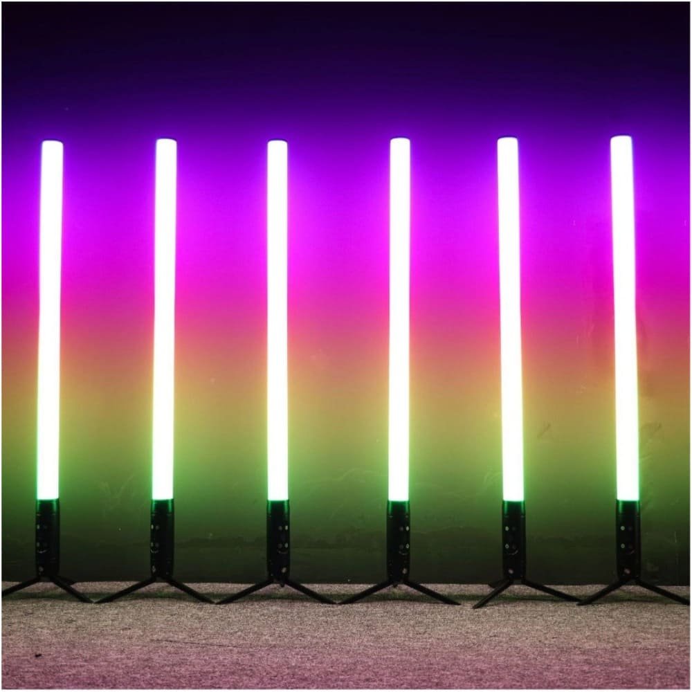 360° RGBWA 5in1 LED Pixel Tube Light – Wireless Battery IP65