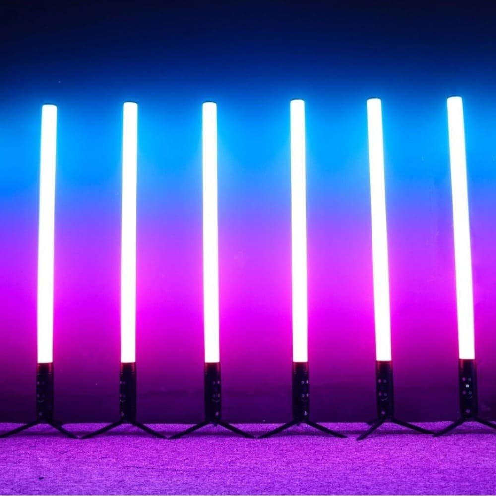 360° RGBWA 5in1 LED Pixel Tube Light – Wireless Battery IP65