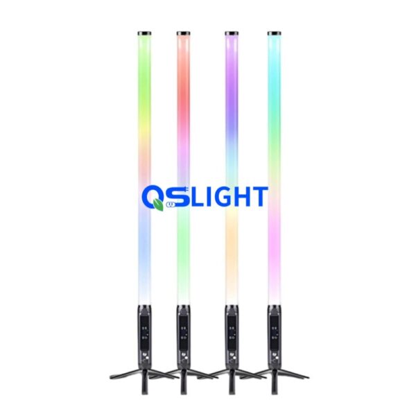 360° RGBWA 5in1 LED Pixel Tube – Wireless, IP65, Battery-Powered