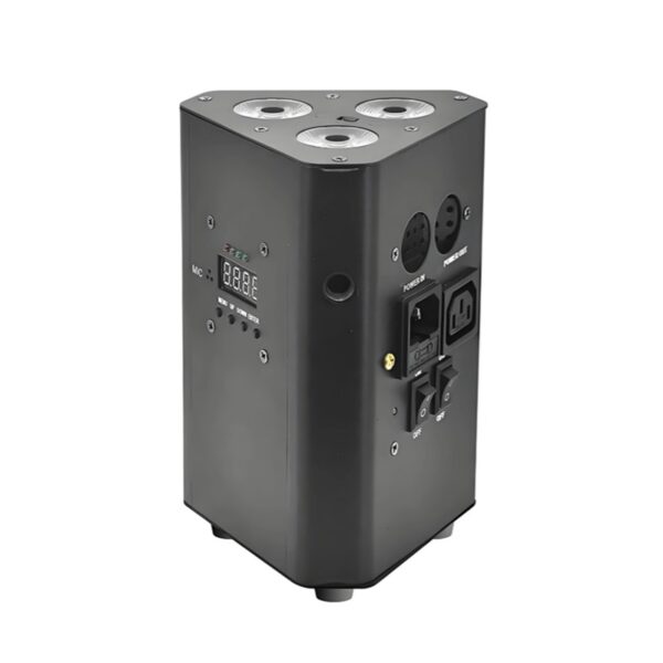 3x12W RGBWA+UV Wireless Par Light – Battery DMX with WiFi