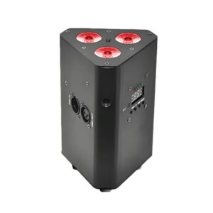 3x12W RGBWA+UV Wireless Par Light – Battery DMX with WiFi