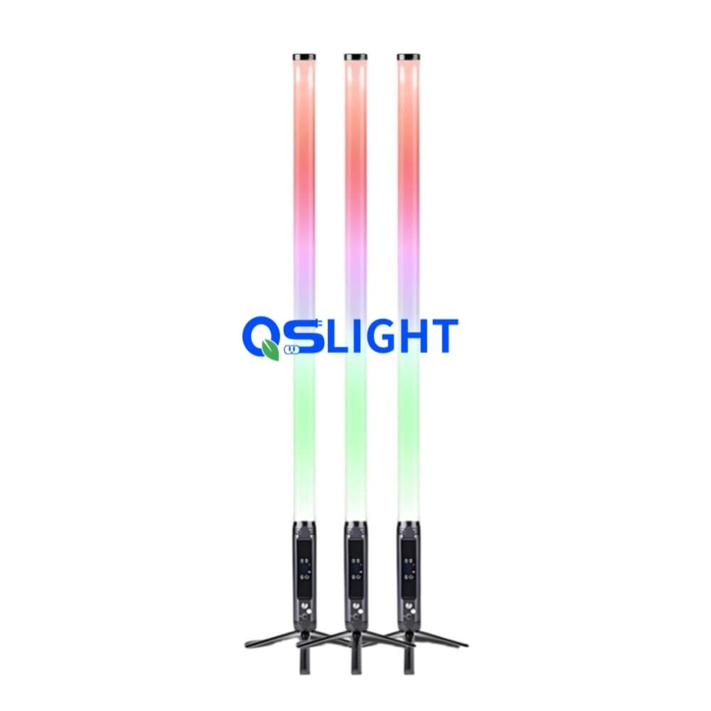Wireless 360° RGBWA LED Pixel Tube Light – Battery & DMX Control