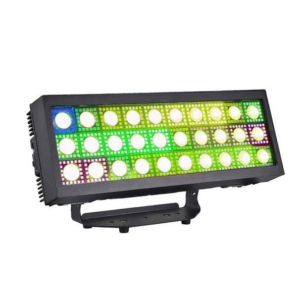 400W LED Strobe Light – White Beam + RGB Pixel Wash