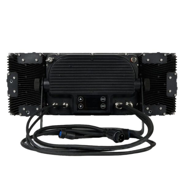400W LED Strobe Light – White Beam + RGB Pixel Wash, IP66 Rated