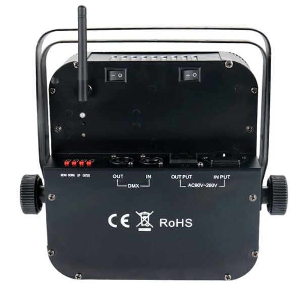 9x18W RGBWA+UV Battery Par Light