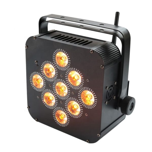 9x18W wireless battery LED par light for wedding