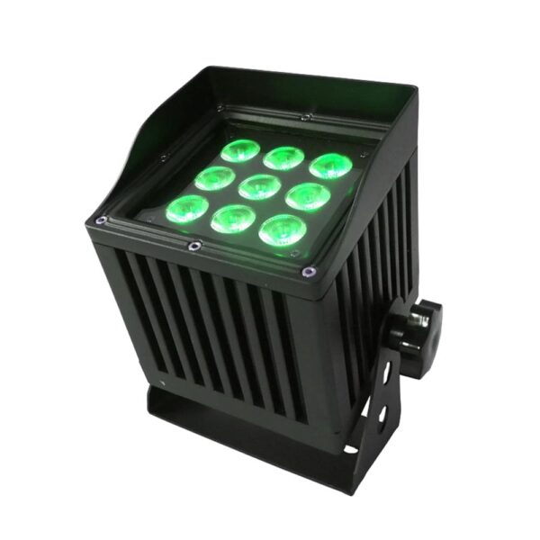 9×18W RGBWAUV Battery Wireless PAR Light IP65 DMX