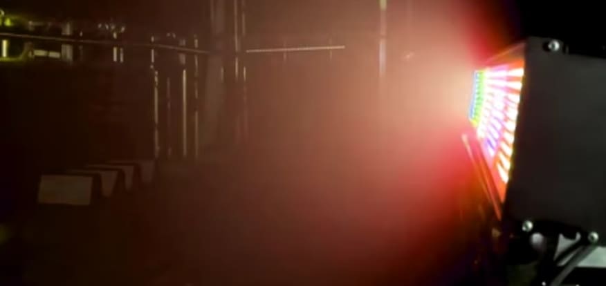 LED strobe light installation results