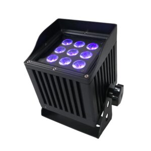 RGBWA+UV Battery Wireless PAR Light IP65 WiFi DMX Uplight