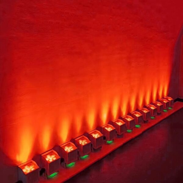 rgbwauv 9x18w led par wedding uplight