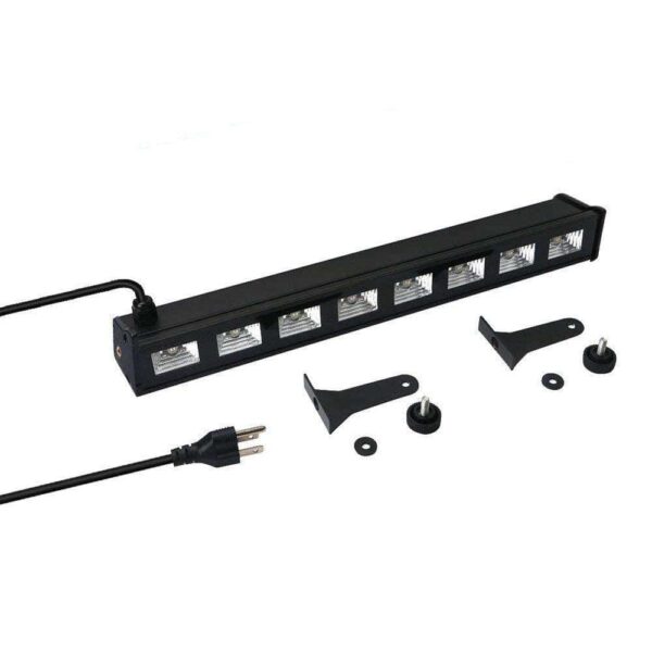 UV wall washer light installed for event lighting