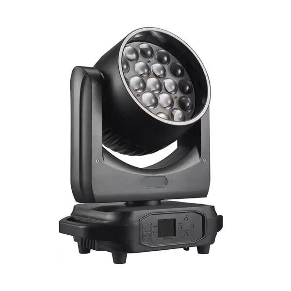 19x15W RGBW LED Moving Head Wash Zoom Light Aura Effect