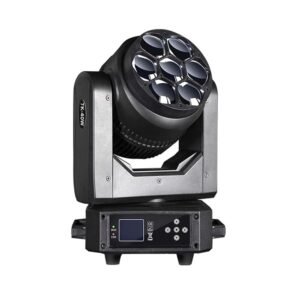 7x40W RGBW Moving Head Wash Light front view – QIANSHILIGHT