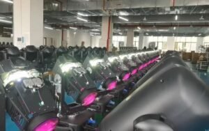 LED Moving Head Light assembly test