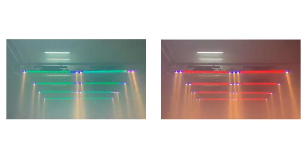 hybrid led pixel bar warm white beam rgb background effect