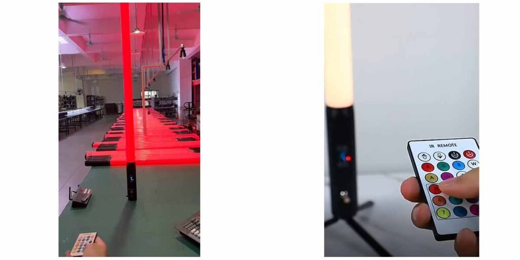 ir remote control battery powered light