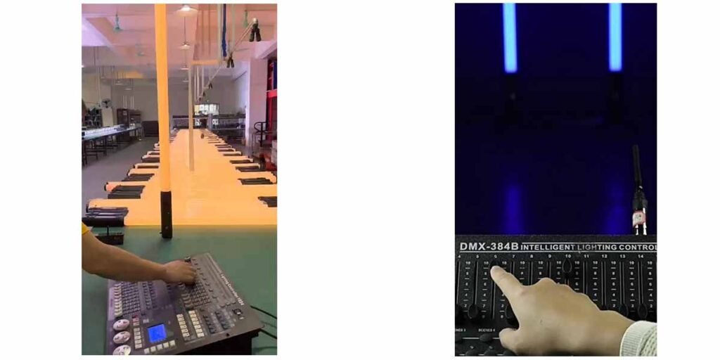 wireless dmx 512 control pixel tube stage