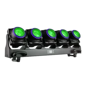 5×120W pixel beam moving head light bar green beam effect